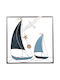 HomeMarkt Wall Decor Made of Metallic 50x6x50cm