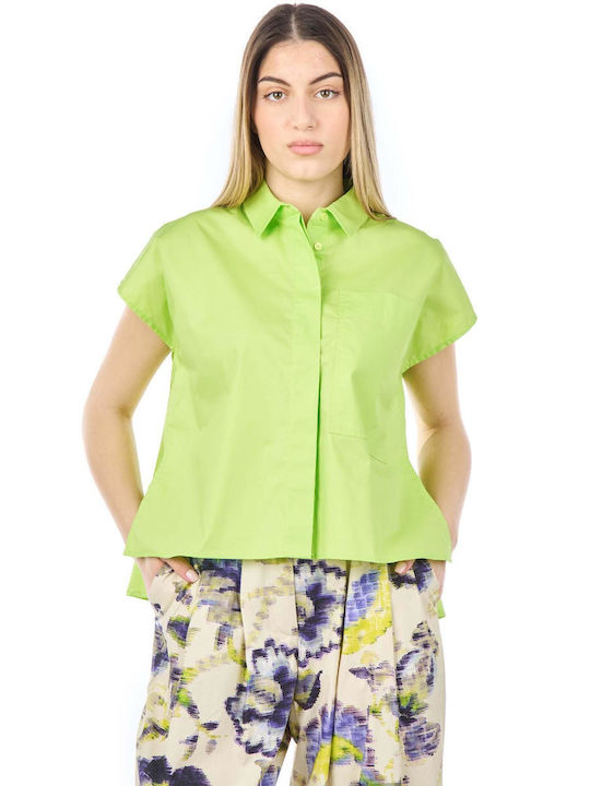 Psophia Women's Short Sleeve Shirt Green