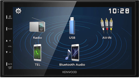 Kenwood Dmx129bt Авто Аудио Система 2din Мултимедия 6.8″ (bluetooth/usb/wifi/gps)