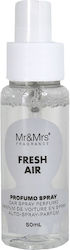 Mr & Mrs Fragrance Spray parfumat de mașină Mașină nouă / Lămâie / Iasomie 50ml