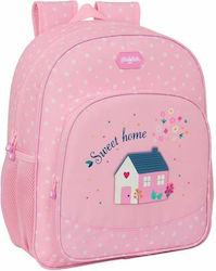 Σχολική Τσάντα Glow Lab Sweet Home Ροζ 32 X 38 X 12 Cm
