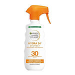 Garnier Ambre Solaire Hydra 24h Wasserfest Sonnenschutz Creme Für das Gesicht SPF30 in Spray 270ml