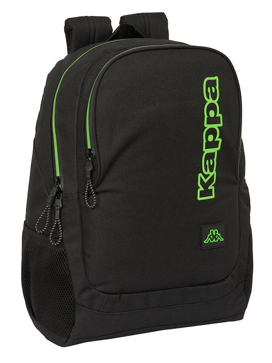 School Bag Kappa Black Black 32 X 44 X 16 Cm