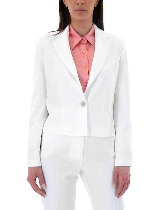 MY T Scurt Blazer pentru femei Sacou White