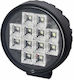 Kamar 12led Work Lamp Metal Round With Switch 12/24v