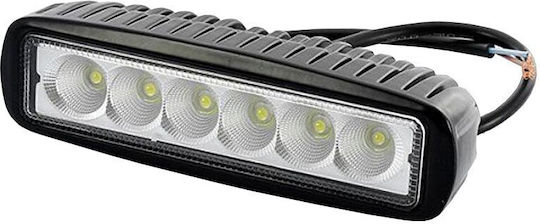 Kamar Led Rectangular Metal Floodlight 6x3w 12/24v