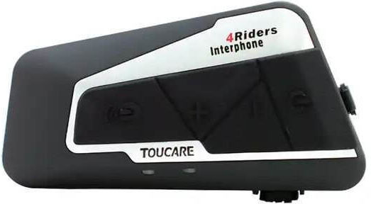 Toucare T9S-4 Ενδοεπικοινωνία Μονή για Κράνος Μηχανής με Bluetooth