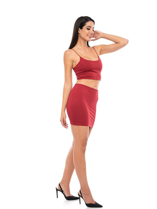 Raffaella Collection Mini Φούστα Red