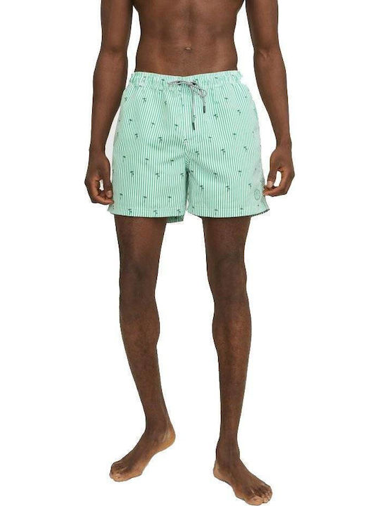 Jack & Jones Ανδρικό Μαγιό Σορτς Green Bee Aqua...