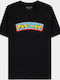 Difuzed Pac-man Logo Tricou Negru