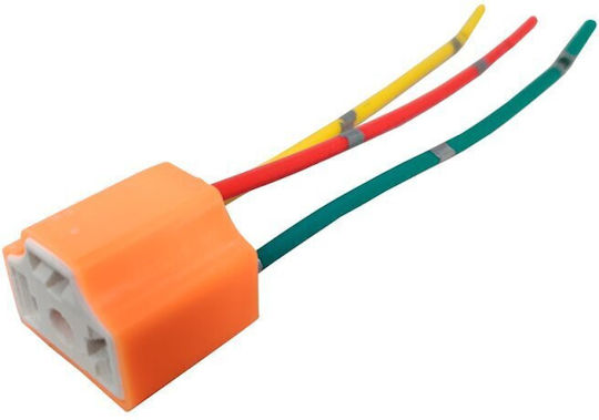 Ceramic Bulb Socket For H4 1pcs