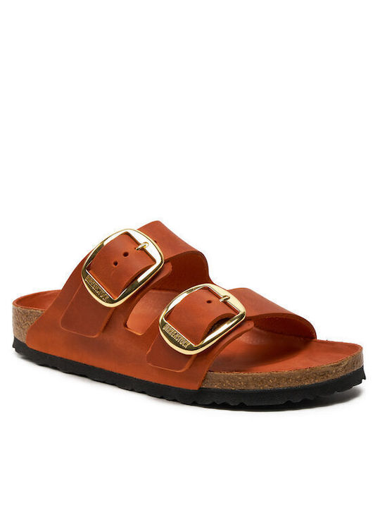 Birkenstock Arizona Damen Flache Sandalen in Orange Farbe