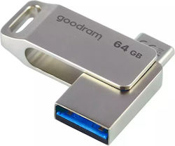 GoodRAM 64GB USB 3.2 Stick Γκρι