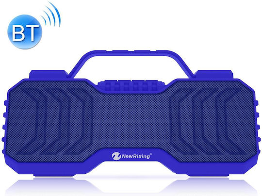 New Rixing NR-2029 Bluetooth Speaker 6W with Radio and Battery Life up to 7 hours Blue