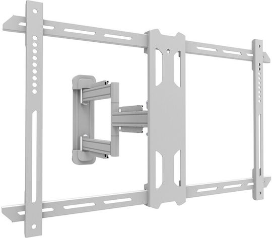 Multibrackets Βάση Τηλεόρασης Τοίχου με Βραχίονα έως 70" και 40kg Λευκό