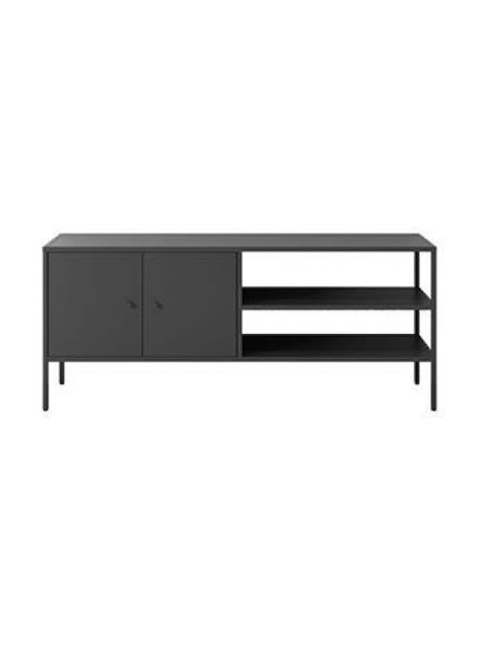 Metal Black TV Stand M120xD35xH50cm