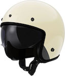 LS2 Jet Helmet ECE 22.06 950gr SOLID CREAM