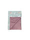 Baby Star Blanket Cot Spring Lilac Mint Green 100x150cm