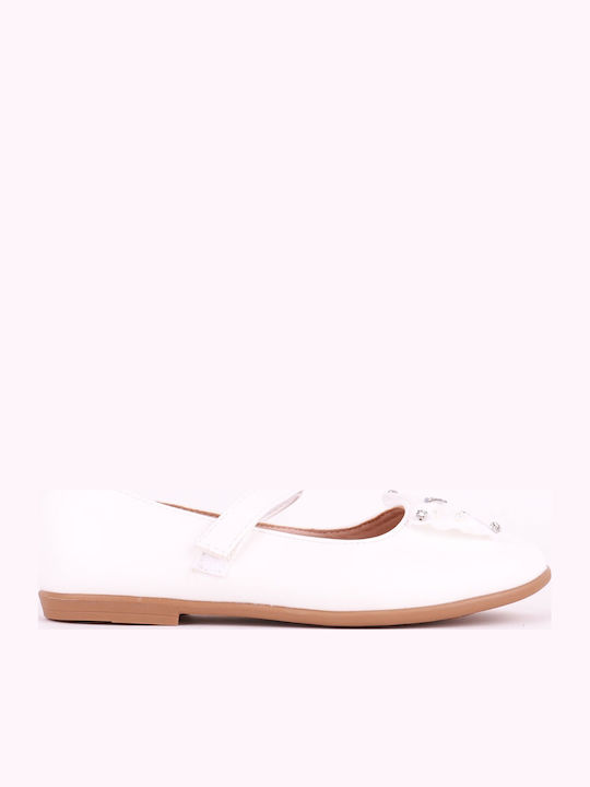 Kinder Ballerinas W7027 Weiß