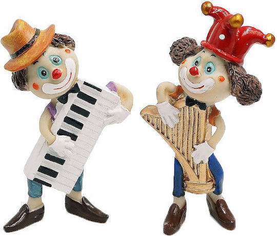 Set 2tlg. dekorativer Clown Polyester Royal Art 7x15cm Eur17861 (Material: Polyester) - Royal Art Collection - Eur17861 Set 2tlg. dekorativer Clown Polyester Royal Art 7x15cm Eur17861 (Material: Polyester) - Royal Art Collection - Eur17861