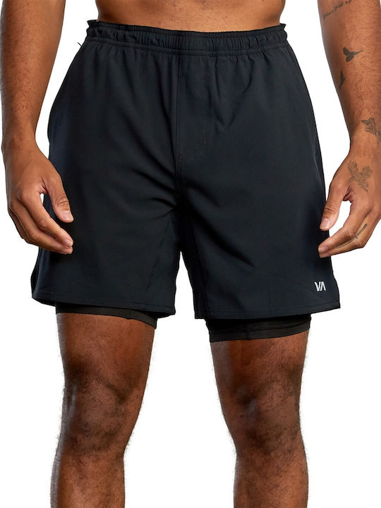 RVCA Men's Athletic Shorts Black