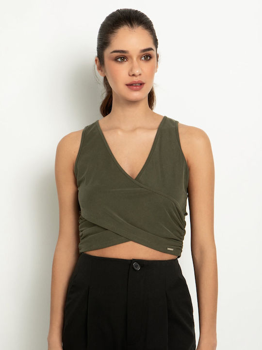 Toi&Moi Damen Bluse Khaki