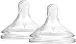 Dr. Brown's Silicone Baby Bottle Teats for 9+ months 2pcs