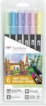 Tombow Markers Colorful 6pcs