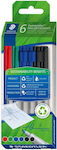 Staedtler Lumocolor Markere 0.6mm Colorful 6buc