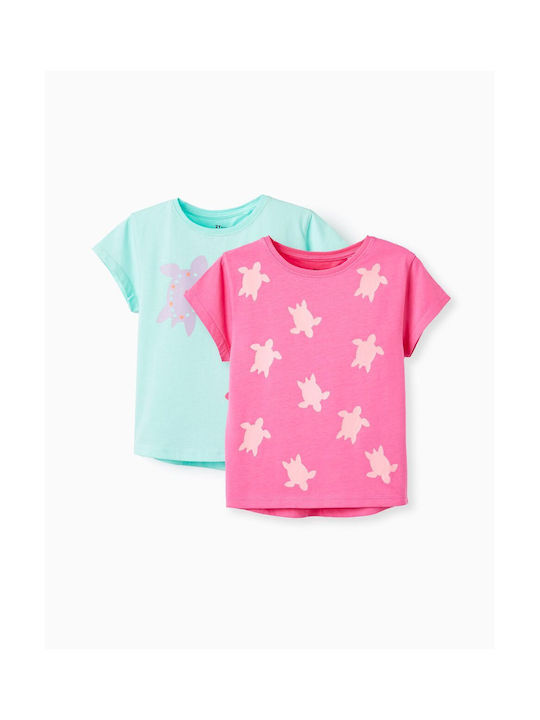 Zippy Kids T-shirt Mint Pink