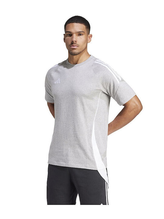 Adidas Tiro 24 Ανδρικό T-shirt Κοντομάνικο Γκρι