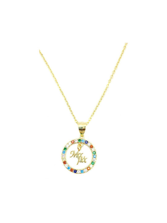 Nakos Jewellery & Watches Necklace Mum from Gold Plated Silver