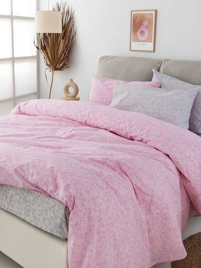 Palamaiki Fashion Life Fl6234 Σετ Σεντόνια Υπέρδιπλα 240x260εκ. Ροζ (4τμχ)
