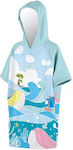 Aropec Kids Beach Poncho Light Blue