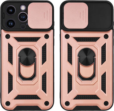 Sonique Coperta din spate Silicon / Plastic Rezistent Rose Gold (iPhone 14 Pro Max)