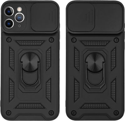 Sonique Back Cover Silicone / Plastic Durable Black (iPhone 11 Pro Max)