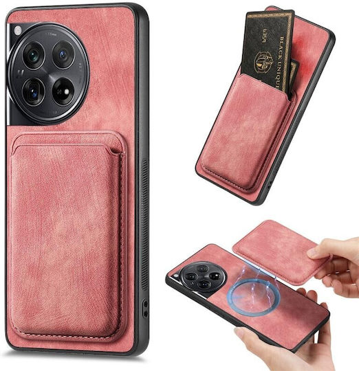Card Magnetic Wallet Πλαστικό Ροζ (OnePlus 12)