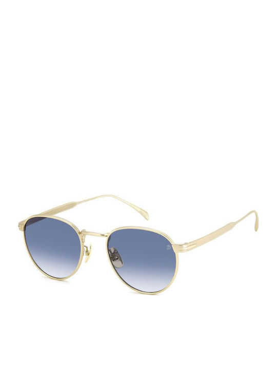 David Beckham Unisex Sunglasses with Gold Metal...