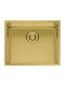 Pyramis Astris Colora 101056001 Undermount Sink Inox W50xD40cm Gold