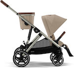 Cybex Gazelle S Kinderwagen Geeignet für Neugeborene Beige Taupe Frame