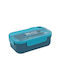 Must Plastic Lunch Box Blue 1100ml