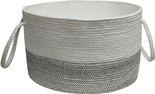 Le Blanc Кошница за съхранение Текстил Бял 25x25x40см 1бр
