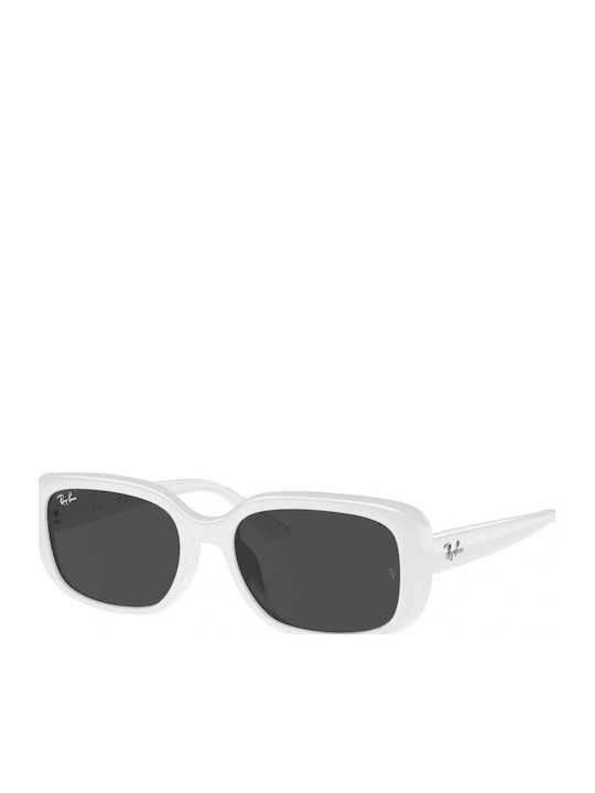 Ray Ban Дамски Слънчеви Oчилa с Бяла Пластмасов...