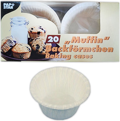 Papstar Karamellpapiere für Cupcakes Papier 20pcs