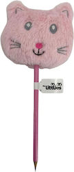 The Littlies Pom Pom Pencil Pink