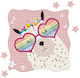 Diamond Dotz Llama Rainbow Card Diamond Painting Kit 13x13cm