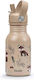 Elodie Details Nordic Woodland Sticlă Pentru Copii Din Oțel Inoxidabil Cu Pai Antivărsare Multicolor 350ml