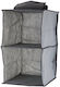 Aufbewahrungshülle für Kleidung / Gürtel / Socken in Gray Farbe 30x30x50cm 1Stück