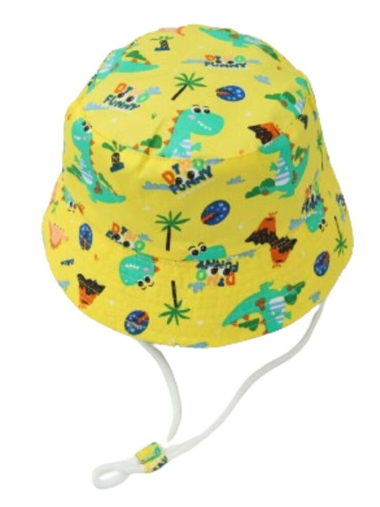 Aquablue Παιδικό Καπέλο Υφασμάτινο Κίτρινο