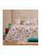 Melinen Duvet Cover Queen 225x245 Elrod Blue